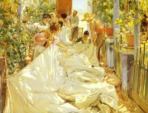 ろうそく 作： Joaquín Sorolla